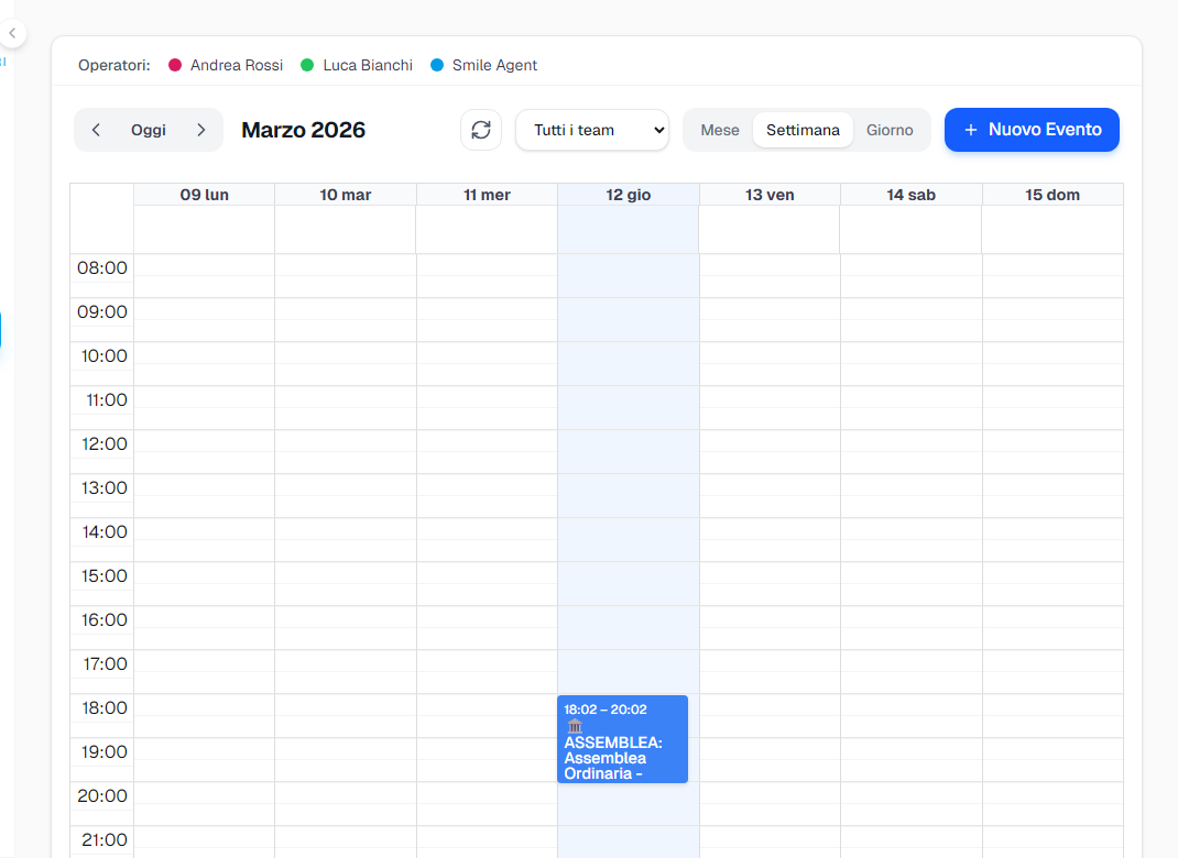 El calendario que se actualiza solo.